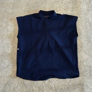 Figs Rafaela Navy Scrub Top - Size XSmall